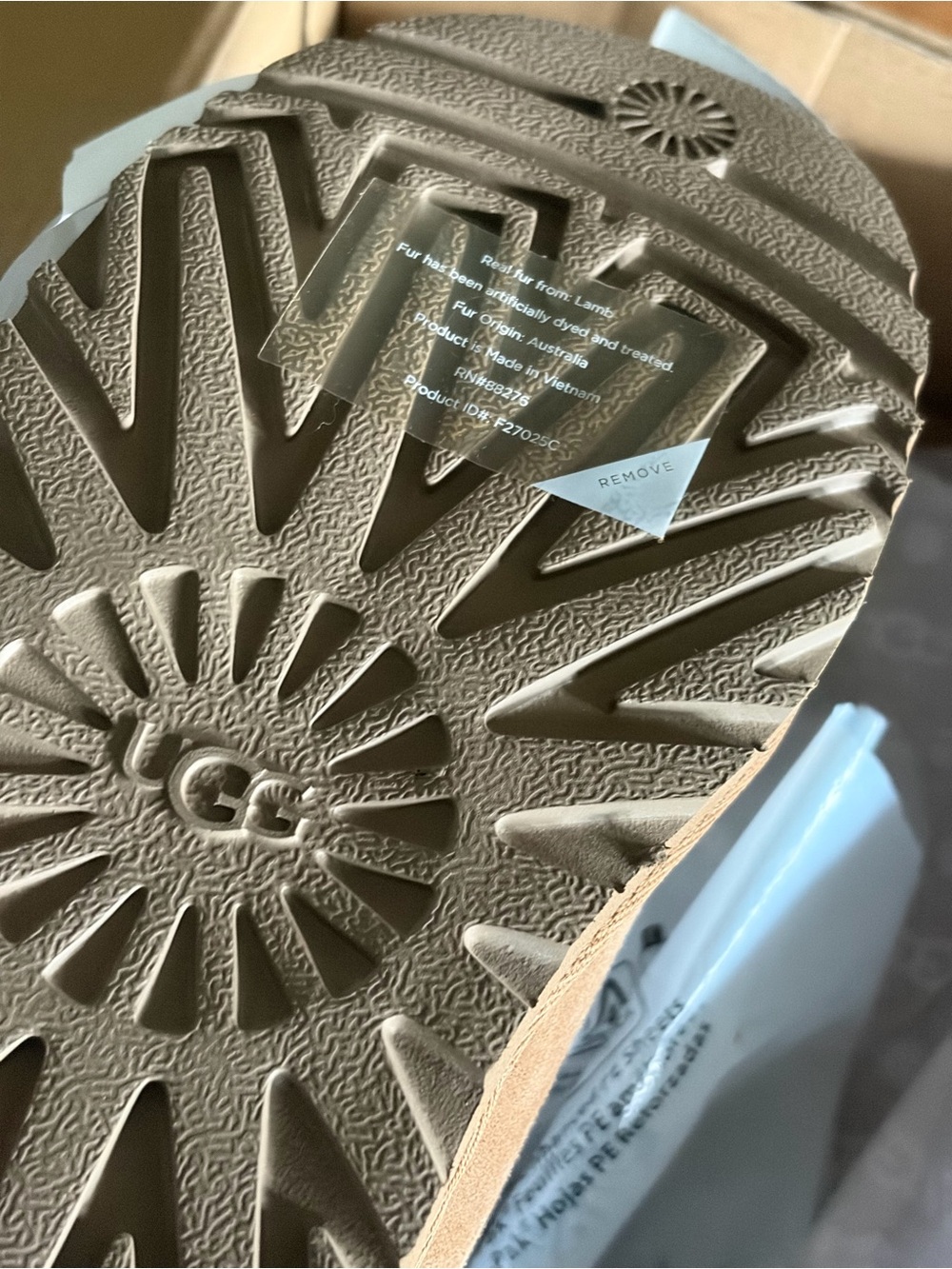 UGG Chestnut Suede Slip-On Slippers - Picture 7 of 10